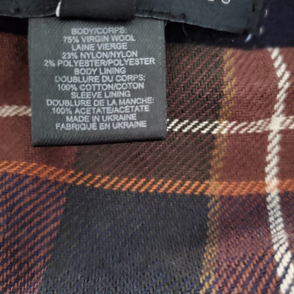 Marc by Marc Jacobs Blue Checkered Wool Coat - Picture 6 of 6